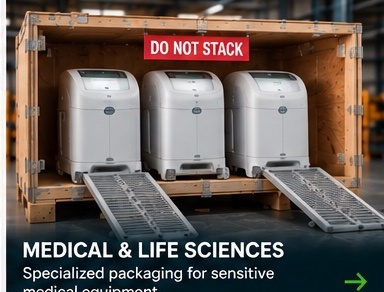Medical and life sciences protective packaging
