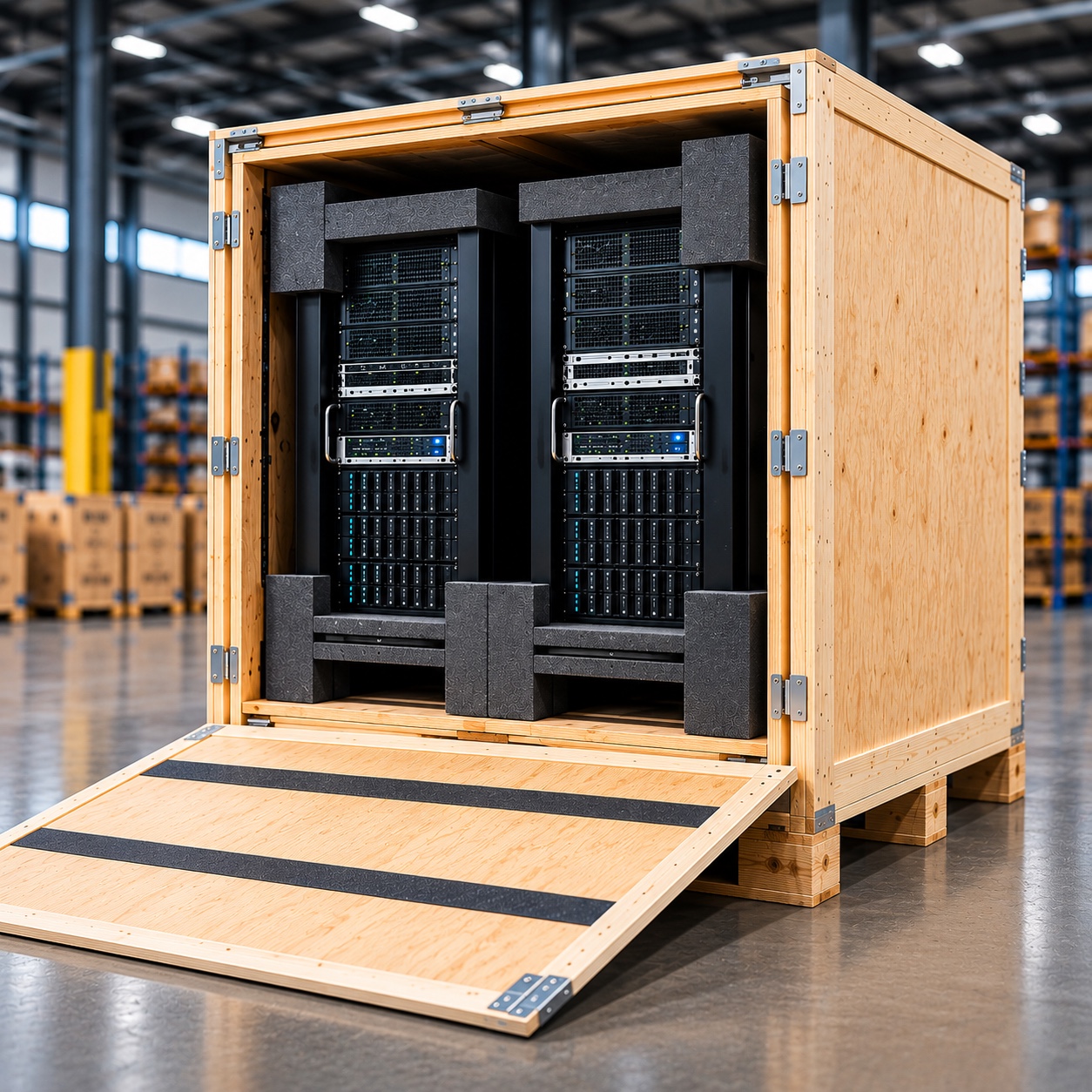Electronics and server systems protective packaging